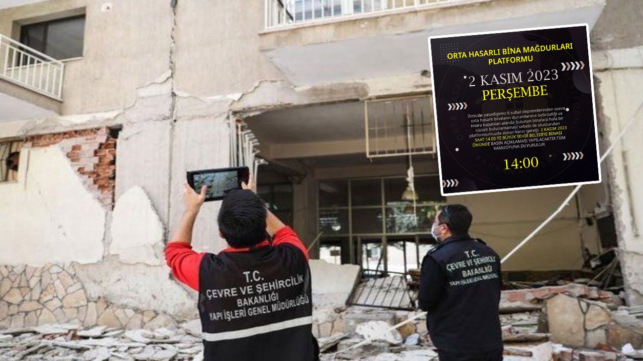 Kahramanmaraş Orta Hasarlı Bina Mağdurları: Seslerini Duyurmak İçin Toplanıyor!