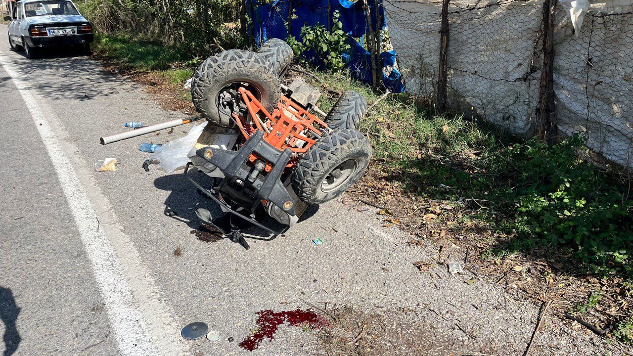 Kahramanmaraş'ta ATV Kazası: Takla Attı Yaralı Var!