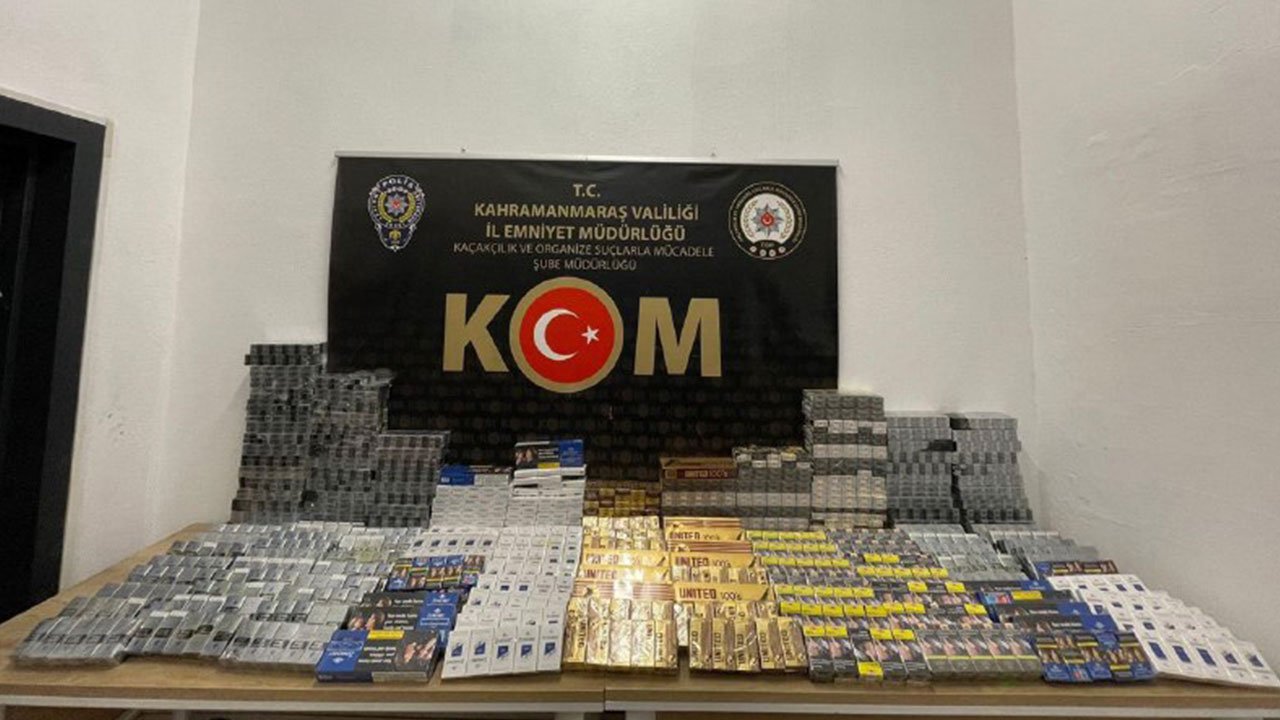 Gümrük Kaçağına Geçit Yok! Kahramanmaraş Emniyeti Harekete Geçti