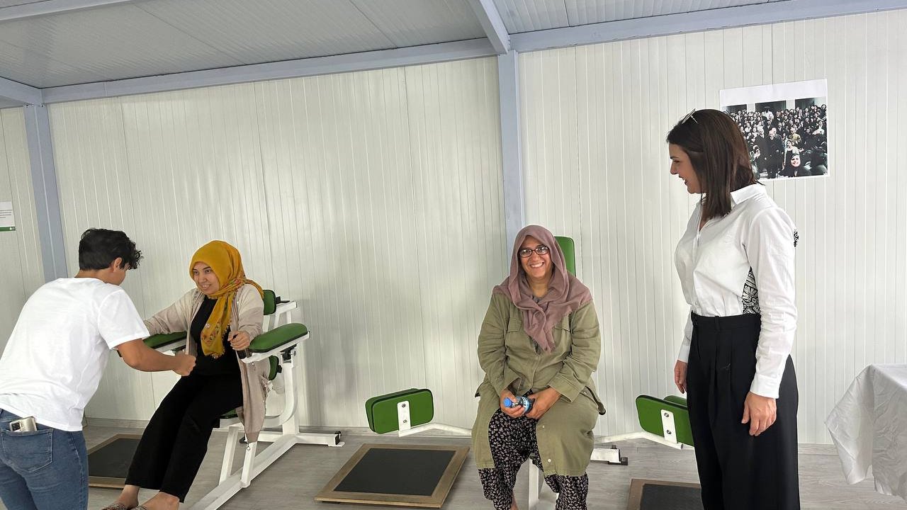 Kahramanmaraş'ta Ücretsiz Kadın Spor Merkezi: Konteyner Kentte Açıldı