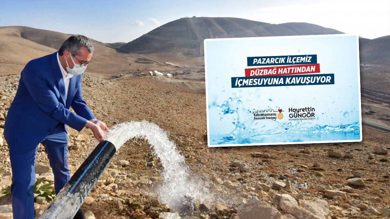 Kahramanmaraş Pazarcık'a Dev Yatırım: 300 Milyon TL'lik İçmesuyu Projesi Başlıyor!