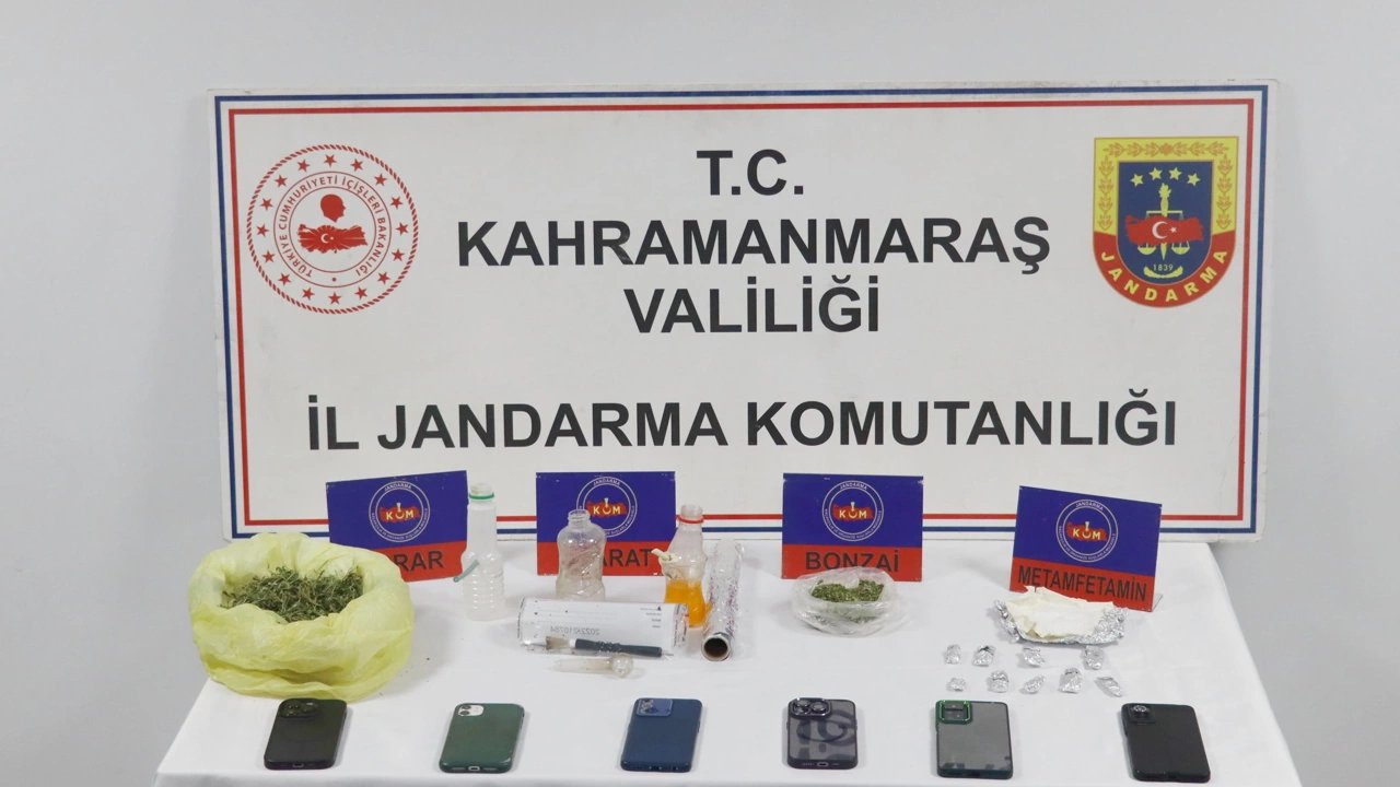 Kahramanmaraş İl Jandarma'nın Başarısı: 25 Adreste Büyük Uyuşturucu Darbesi!