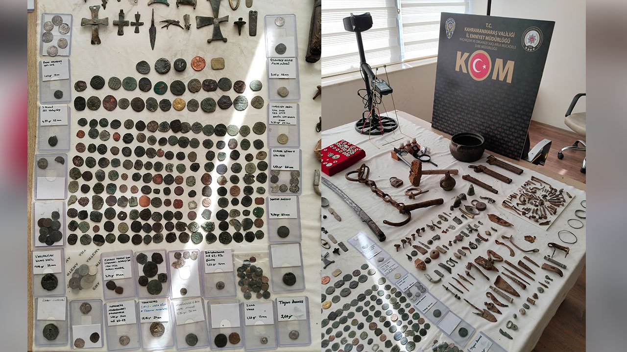 Tarihi Eser Kaçakçılığına Geçit Yok: Kahramanmaraş'ta Operasyon