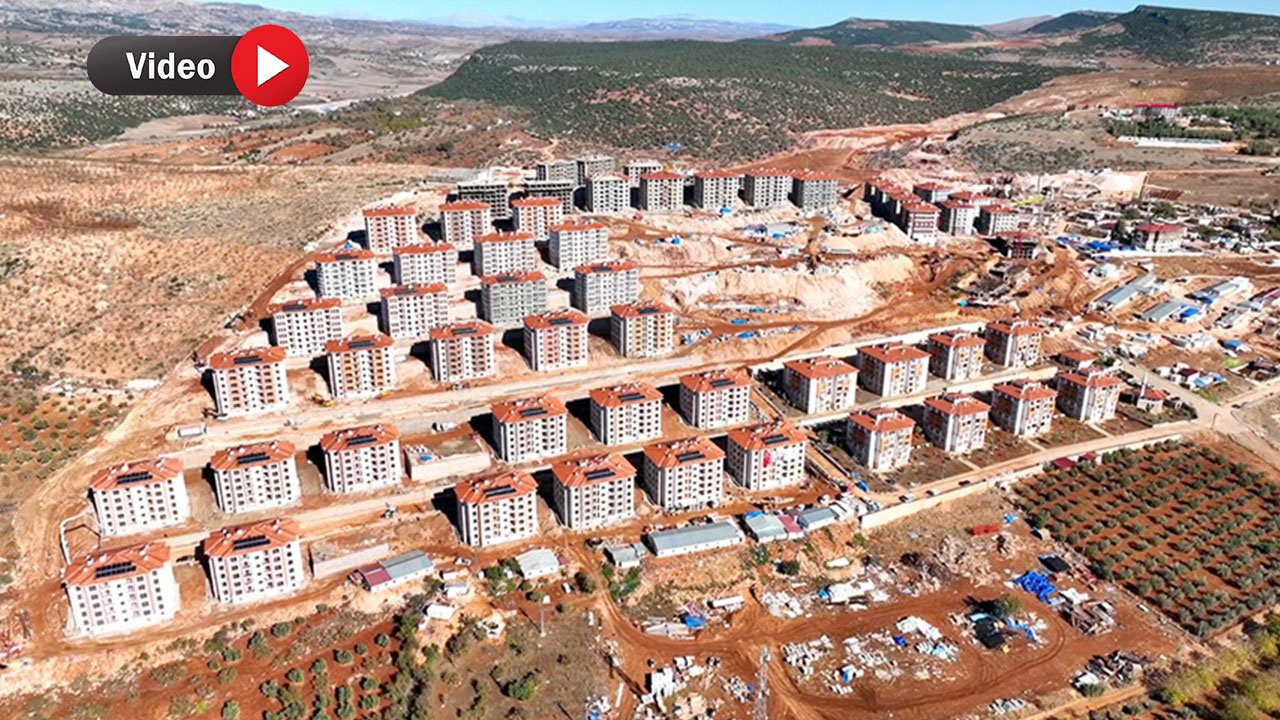 Depremin Merkez Üssü Kahramanmaraş'ta Yükselen Afet Konutları: Havadan İlk Görüntüler!