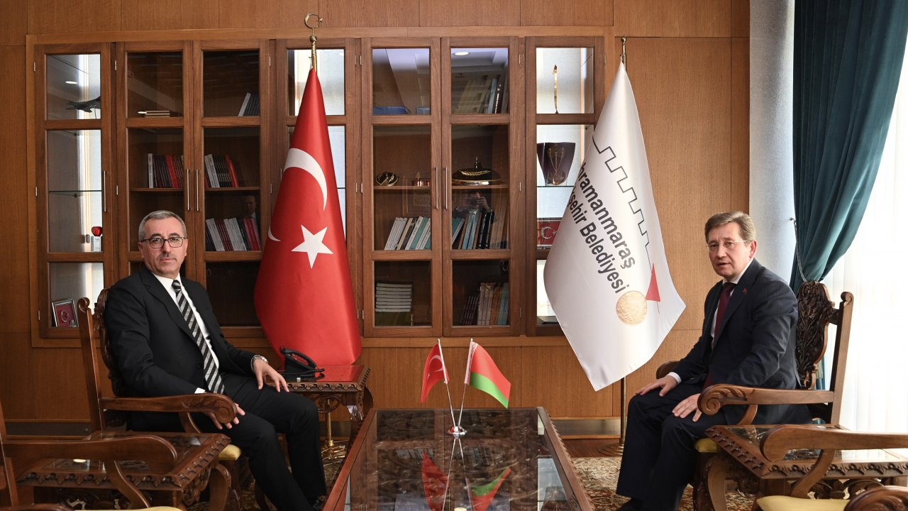 Kahramanmaraş'ın İnşasında Yeni Adım: Güngör, Belarus Büyükelçisi Rybak'ı Ağırladı