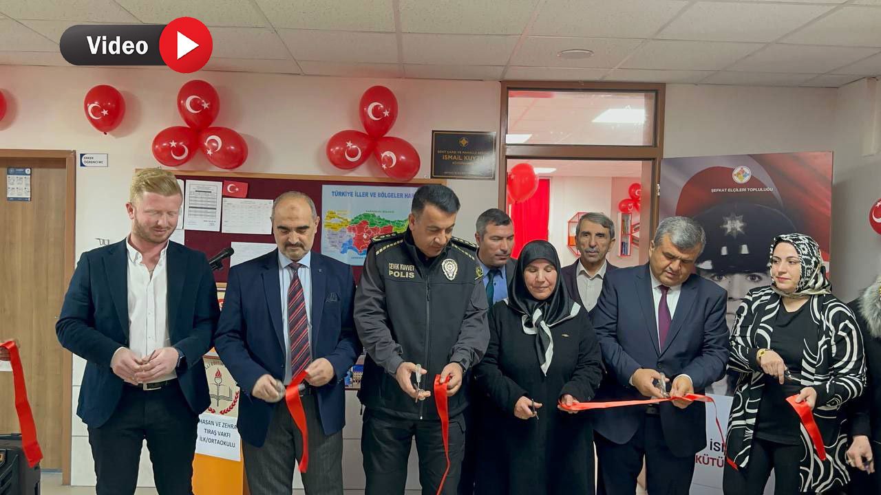 Kahramanmaraş'ta Kütüphane Açılışı! Şehit İsmail Kuyzu Anısında Aydınlık Yarınlar