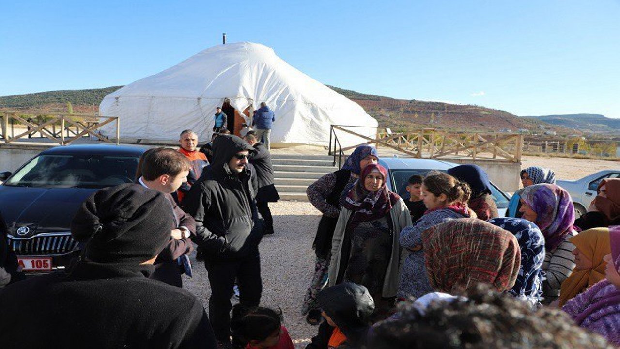 Kahramanmaraş'ta Kaymakam Oba Çadırlarını Yerinde İnceledi