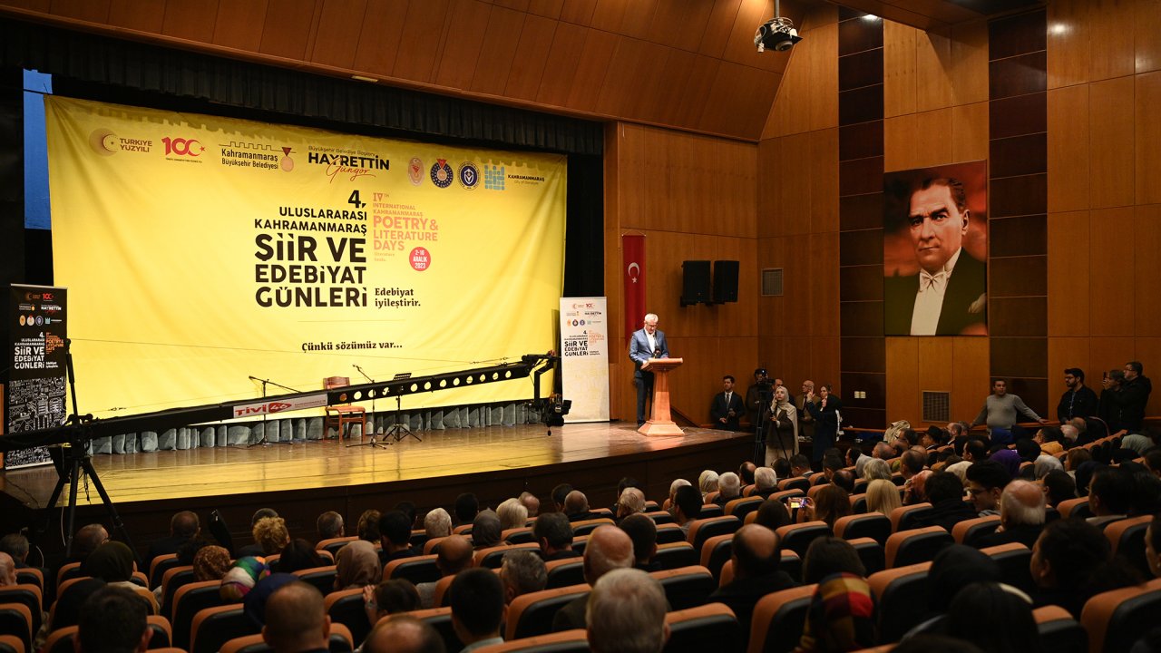 Şiirin Başkenti Kahramanmaraş: 4. Uluslararası Edebiyat Günleri Başladı