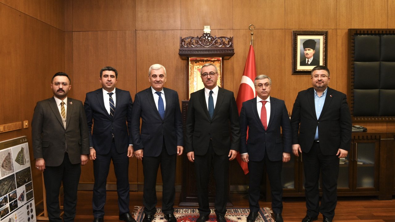 Güngör, Azerbaycan Diaspora Bakan Yardımcısı Hacıyev’i Misafir Etti