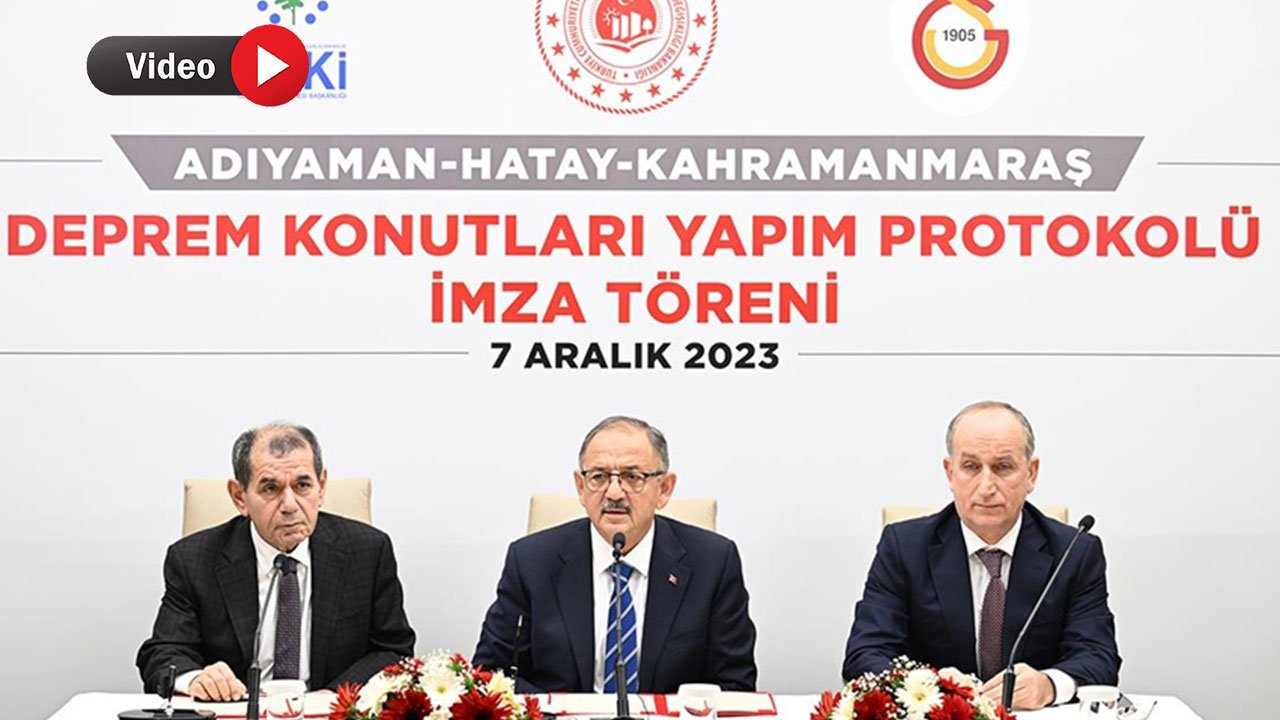 Galatasaray ile TOKİ, Deprem Bölgesinde 300 Konutun İnşası İçin Protokol İmzaladı