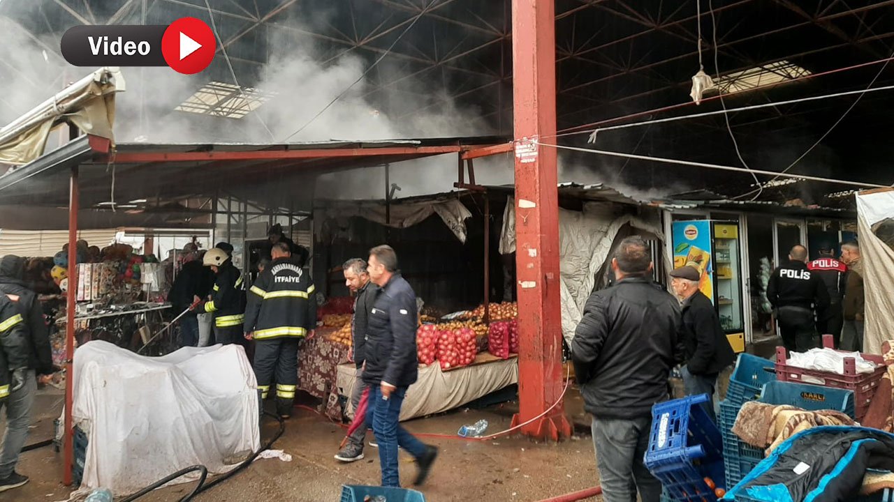 Kahramanmaraş'ta İş Yerinde Çıkan Yangın Söndürüldü