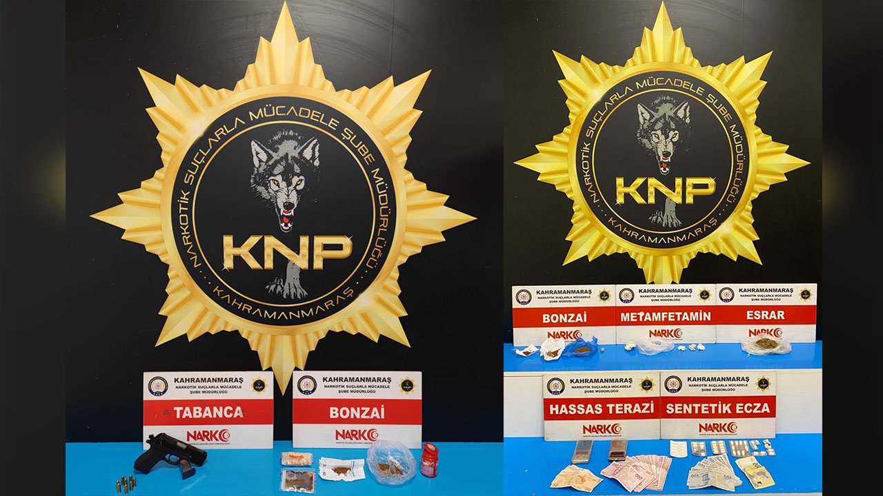 Kahramanmaraş'ta 55 Şüpheli Tutuklandı! Uyuşturucu ve Hırsızlıkla Mücadele