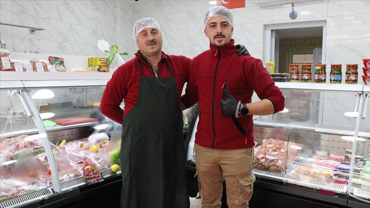 Kahramanmaraşlı Depremzede Aile Yerleştikleri Edirne'de Kasaplığı Devam Ettiriyor