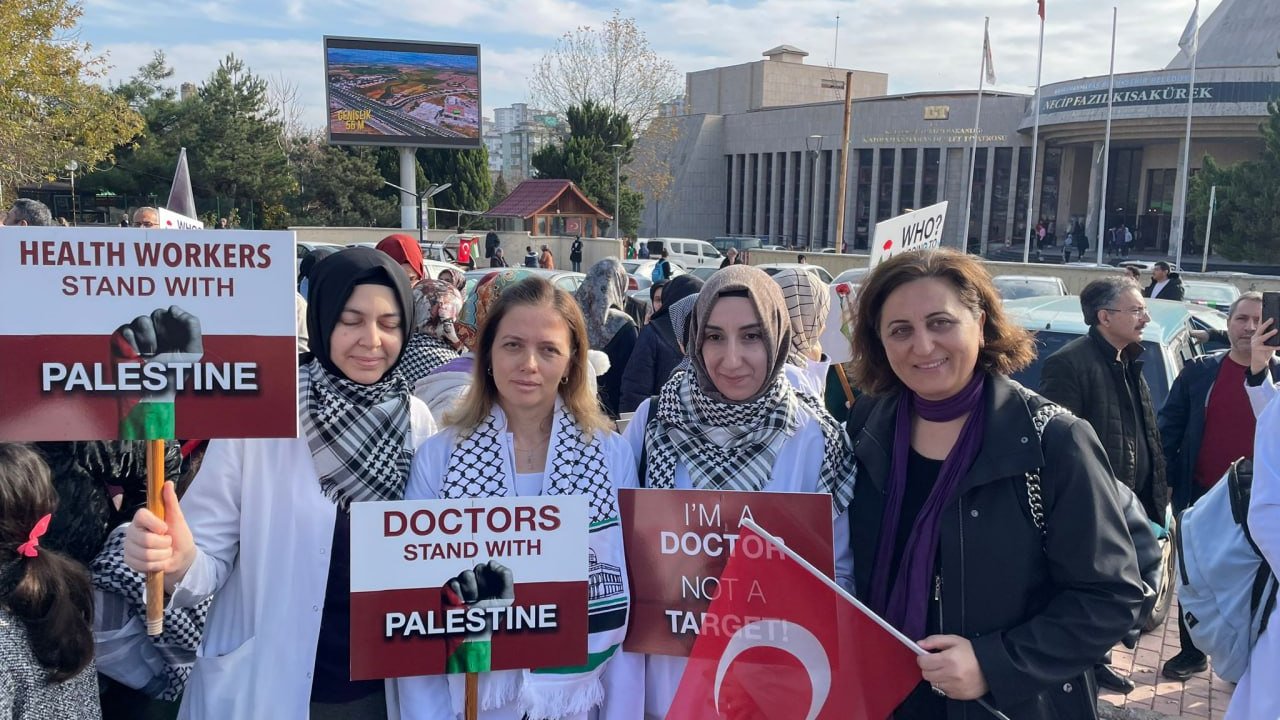 Kahramanmaraş'ta Gazze Saldırılarına Karşı Hekimlerden Güçlü Duruş: Sessiz Yürüyüş