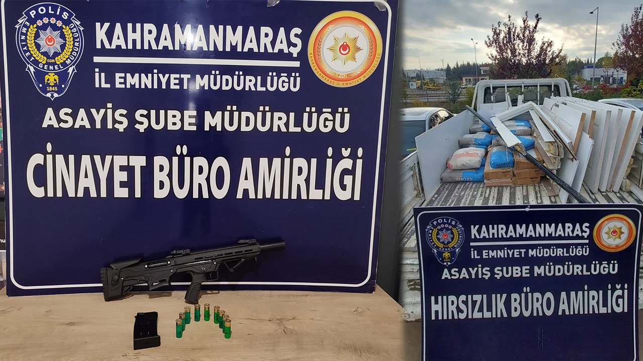Kahramanmaraş Operasyonları: 146 Şüpheli Gözaltında! 42 Tutuklama, 18 Silah Ele Geçirildi!