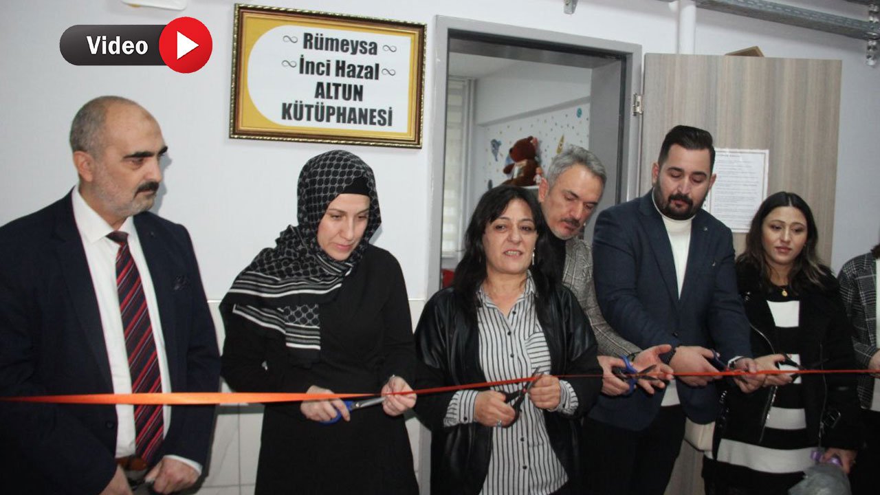 Kahramanmaraş'ta Minik Deprem Şehidi ve Annesi Adına Kütüphane Açıldı