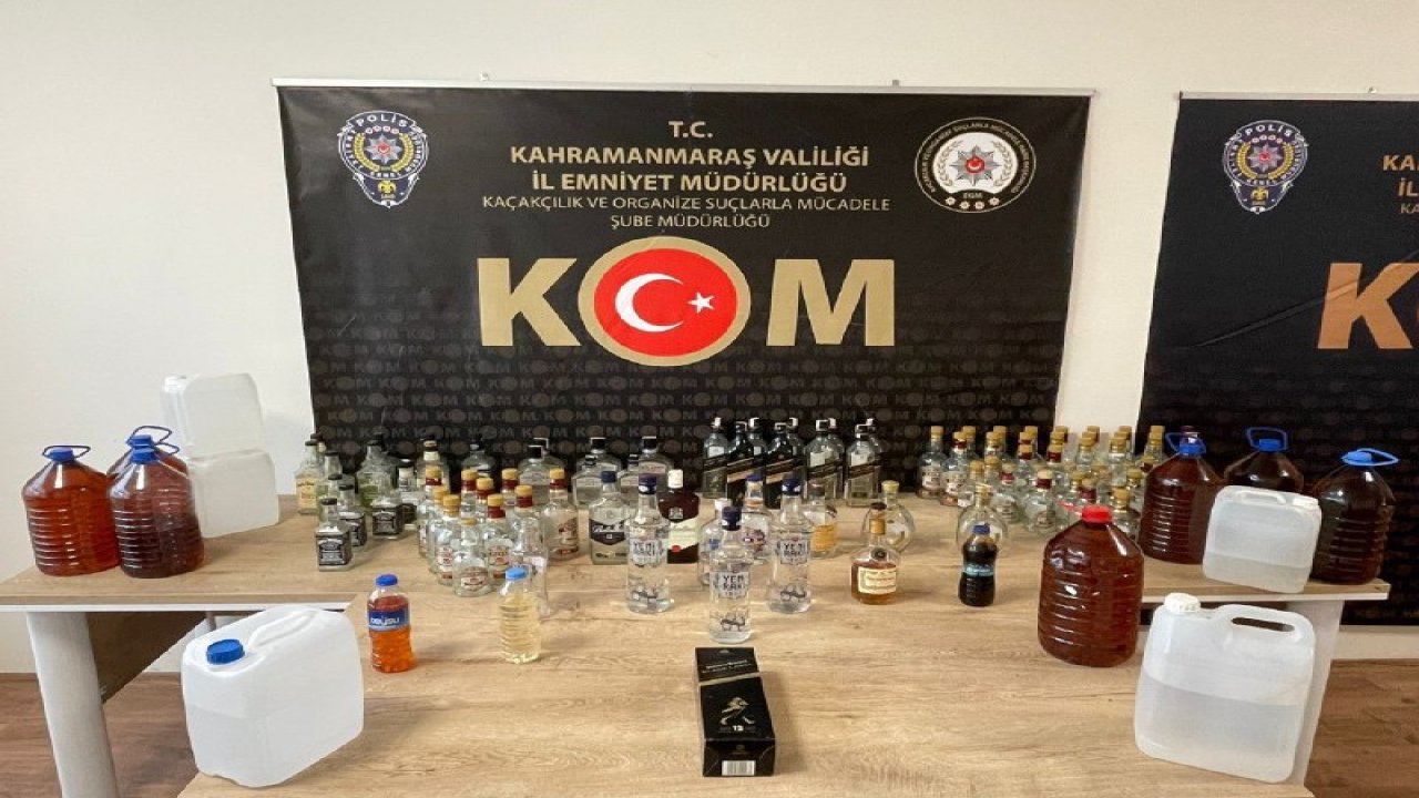 Kahramanmaraş Polisi Sahte Alkol Ticaretine Darbe Vurdu: İşte Detaylar!