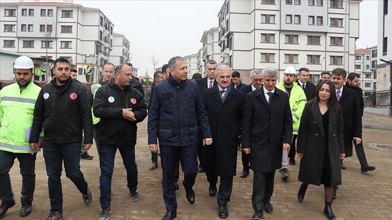 Kahramanmaraş'ta TOKİ Projeleri: Bakan Yerlikaya Deprem Konutlarında İncelemelerde Bulundu