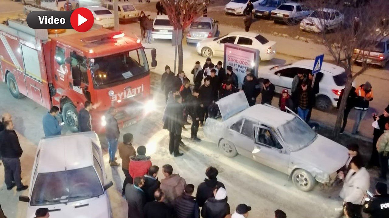 Kahramanmaraş'ta Şok Edici Olay: LPG'li Otomobil Bomba Gibi Patladı, Sürücü Yaralı!