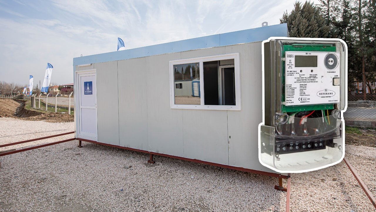 Kahramanmaraş'ta Konteyner Kent Dışındaki Konteynırların Elektriği Sorun Oldu!