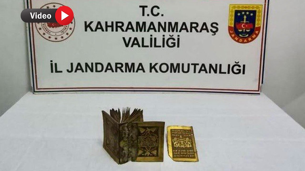 Kahramanmaraş'ta 1300 Yıllık Tevrat Kitabı Kaçakçılarına Darbe!