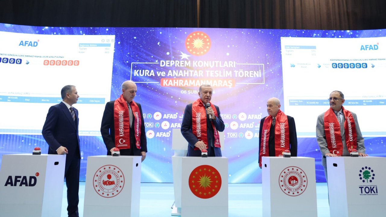 Kahramanmaraş'ta Depremzedelere Yeni Yuva: 9.289 Konutun Kurası Çekildi!