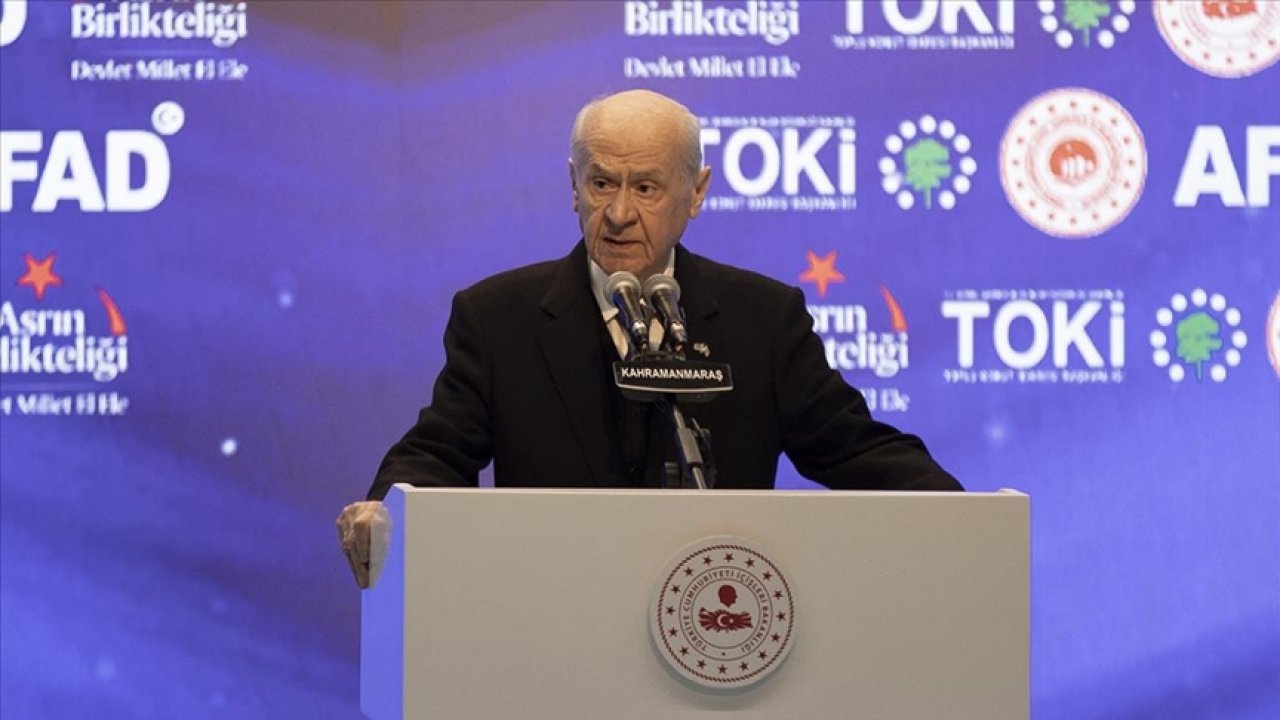 MHP Genel Başkanı Bahçeli, Kahramanmaraş'ta Konuştu