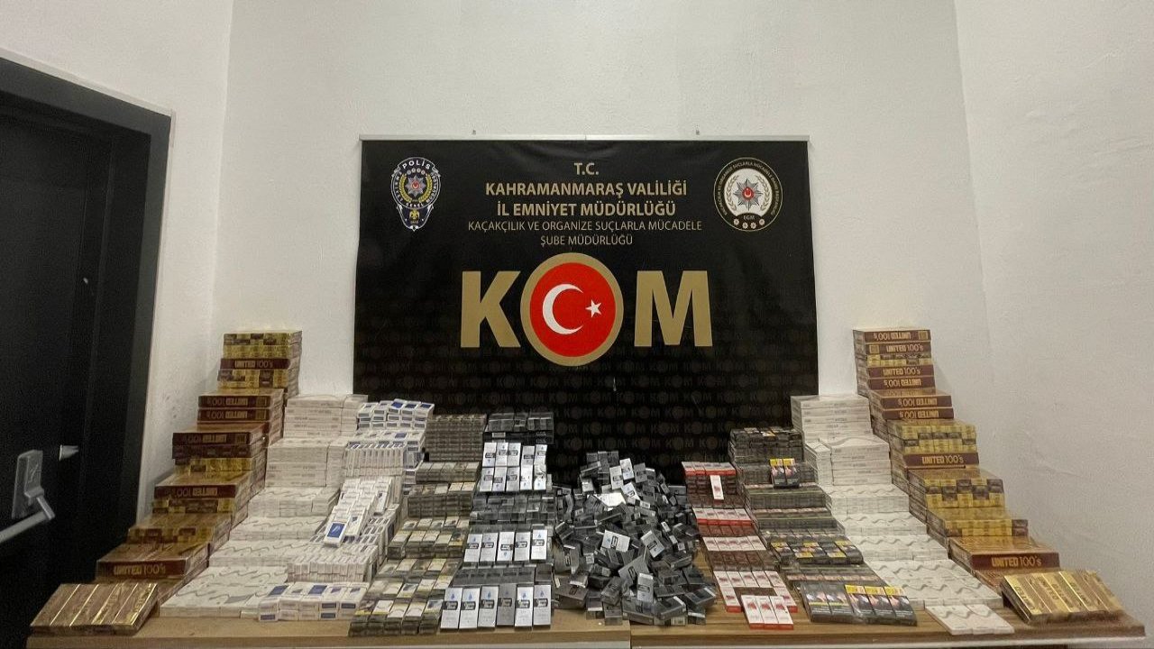 Kahramanmaraş'ta Sigara Kaçakçılığına Darbe: 3.690 Adet Sigara Ele Geçirildi!