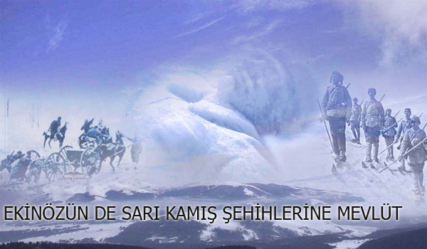 EKİNÖZÜ'NDE SARIKAMIŞ ŞEHİTLERİ İÇİN MEVLİT