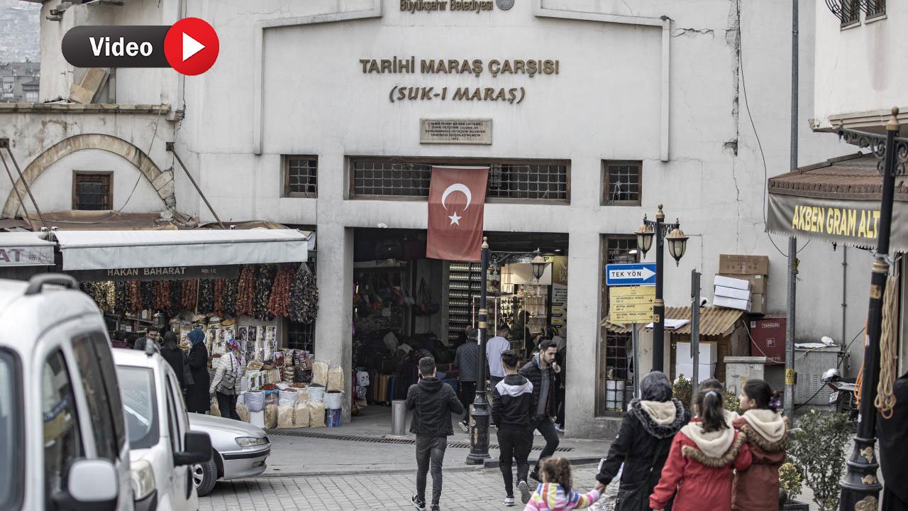 Kahramanmaraş'ın Tarihi Maraş Çarşısı Eski Günlerine Dönüyor