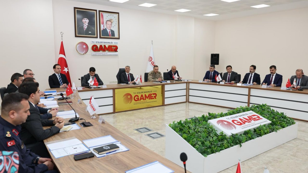 Kahramanmaraş'ta Seçim Güvenliği Toplantısı Yapıldı