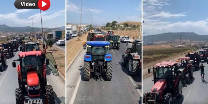 Kahramanmaraş'ta çiftçiler bir kez daha eylemde!