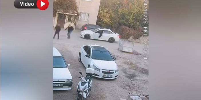 Kahramanmaraş’ta silahlı saldırı kamerada