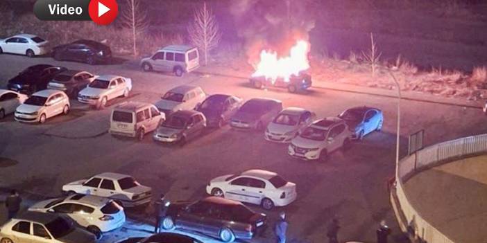 Kahramanmaraş'ta otomobil yangını