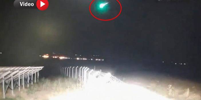 Kahramanmaraş'ta Gökyüzünden Gelen Yeşil Işık: Gizemli Göktaşı Olayı!