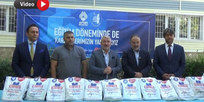 Çorum Belediyesi'nden Kahramanmaraş'ta Çocuklara Kırtasiye Desteği