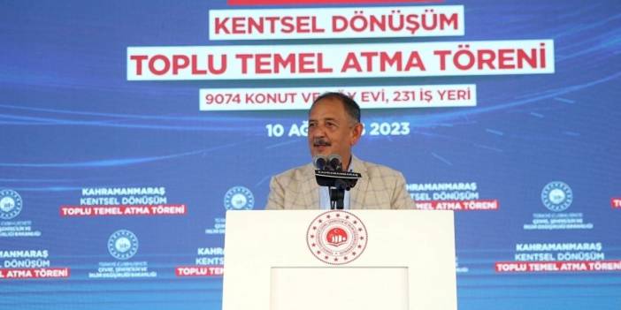 Bakan Özhaseki Açıkladı: 1 Milyar Dolarlık Destek! Kahramanmaraş, Gaziantep, Şanlıurfa, Diyarbakır, Adana, Adıyaman...