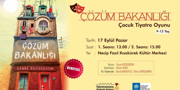 Kahramanmaraş'ta Çocuklar İçin Ücretsiz Tiyatro: Çözüm Bakanlığı!