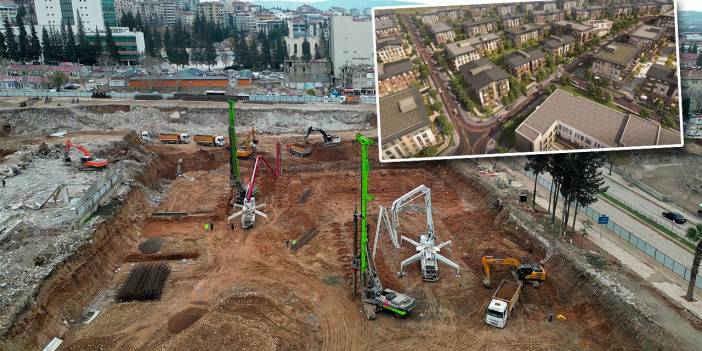 Kahramanmaraş'ta Yükselen Azerbaycan Mahallesi İnşaatı Devam Ediyor!